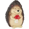 Image de Relaxdays Figurine hérisson résistant aux intempéries HxLxP : 15x105x105 cm déco extérieure automne marron