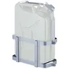 Image de Relaxdays Support pour jerrycan bidon 10 & 20 L essence réserve carburant verrouillable voiture moto fer gris