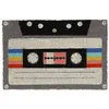 Image de Relaxdays Paillasson coco 60x40 cm tapis motif cassette antidérapant résistant intérieur extérieur multicolore