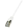 Image de Câble réseau (RJ45) CAT6 F/UTP blanc 10m - LOGILINK - conducteurs CCAW