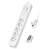 Image de Multiprise - Logilink - Lps402 - 5 Prises - Télécommande - Protection Surtensions - Blanc