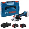 Image de Meuleuse angulaire sans fil BOSCH PROFESSIONAL - GWX 18V-8 - 18V - 125mm - Avec 2 batteries GBA 40Ah + GAL 1840 L X-LOCK