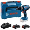Image de Perceuse à percussion sans fil BOSCH PROFESSIONAL - GSB 18V-25 - 2 batteries GBA 20Ah + chargeur GAL 18V-40 L