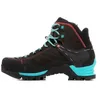 Image de Chaussures de randonnée - SALEWA - WS Mtn Trainer Mid Gtx - Noir / turquoise - Femme - Respirantes