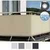 Image de Sol Royal Brise Vue Balcon 300x90cm Creme HDPE   Protection Balcon Opaque UV Résistant à leau & aux Intempéries   SolVision HB2