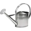Image de Arrosoir - Métal Galvanisé - 10L - Argent - Pomme de Douche Amovible