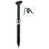 Image de Tige de Selle Télescopique - XLC - SP-T11 - Noir - Aluminium 6061-T6 - 80mm Réglable