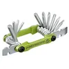 Image de Multitool - MERIDA - 17 en 1 - Compact - Acier inoxydable - Vert