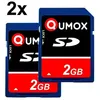 Image de Carte mémoire SD QUMOX 2 Go pour caméra appareil photo (paquet de 2 )