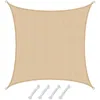 Image de Voile dombrage UV 4x4 HDPE Carré Protection Solaire Toile Jardin Balcon Beige
