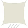 Image de UPF50+ Voile dombrage UV 2x2 m Polyester Carré Protection Solaire Hydrofuge