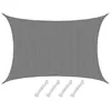 Image de Voile dombrage AMANKA - 6x4m - HDPE - Protection anti-UV - Gris