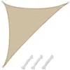 Image de Voile dombrage UV 36x36x51 HDPE Triangle Protection Solaire Toile ivoire