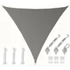 Image de 5x5x5 Voile dOmbrage Triangulaire Respirante - Toile de Jardin UV avec Fixation