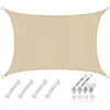 Image de 3x2 Voile dOmbrage Rectangulaire Respirante - Toile de Jardin UV avec Fixation