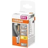 Image de OSRAM - LED sphér. clair filament argentée 4W E14 350lm 2700K chaud