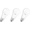 Image de OSRAM Lot de 3 Ampoules LED E27 standard dépolie 14 W équivalent à 100 W blanc chaud