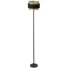 Image de OSRAM Lampadaire DECOR Hornet E27 Noir Or 300mm lampadaire Métal textile pour éclairage de salon