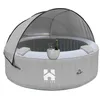 Image de Spa extérieur avec coussins et toit HOME DELUXE SPLASH - Ø208 cm - 6 personnes - Gris