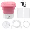 Image de Mini-lave-linge portable pliable pour sous-vêtements et chaussettes pour dortoirs étudiantsmaisons de retraitecamping100-240V