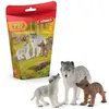Image de Coffret Maman Louve et Louveteaux - Jouets Schleich Authentiques Détaillés et Durables pour Jouer et Apprendre - Pour Garçons et