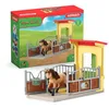 Image de Box avec Poney Icelandais - Extension Ferme Educative Coffret schleich avec 1 box et 1 figurine poney pour enfants dès 3 ans -