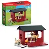 Image de Coffret Niche avec Golden Retriever SCHLEICH 42722 Farm World Dès 4 ans