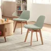Image de Chaise de bureau Elvdal lot de 2 pour enfants vert menthe
