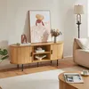 Image de Meuble TV Tvedestrand 140 x 40 x 55 cm naturel