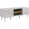 Image de Meuble TV Starvili avec 2 portes 120 x 40 x 45 cm beige