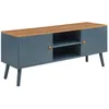 Image de Meuble TV Reyljand 120 x 35 x 50 cm gris effet chêne