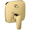 Image de Façade mitigeur bain douche encastré 2 sorties HANSGROHE Talis E aspect doré poli