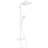 Image de Colonne de douche thermostatique HANSGROHE Croma Select S 280 EcoSmart blanc mat