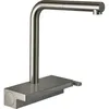 Image de Robinet de cuisine avec douchette HANSGROHE Aquno Select M81 250 2 jets aspect acier inox
