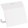 Image de HANSGROHE Porte-papier WC avec couvercle blanc mat AddStoris
