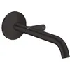Image de Mitigeur de lavabo - HANSGROHE - AXOR One - Montage mural - Saillie 220mm - Noir Mat