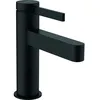 Image de HANSGROHE Robinet de lave-mains 100 eau froide sans tirette ni vidage Finoris noir mat
