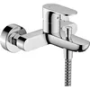 Image de Robinet de baignoire - HANSGROHE - Rebris S - Chromé - 2 fonctions - Design élégant