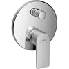 Image de Robinet de baignoire encastré - HANSGROHE - Rebris E - Chromé - 2 fonctions - Design intemporel