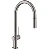 Image de Mitigeur dévier - HANSGROHE - Talis M54 - Douchette extractible - Chrome noir brossé - 435 mm