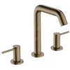 Image de Hansgrohe Tecturis S Mitigeur de lavabo avec vidage Push-Open installation à 3 trous EcoSmart bronze brossé 73330140