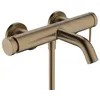 Image de Mitigeur de baignoire - HANSGROHE - Tecturis S - Bronze brossé - Montage mural - AirPower