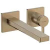 Image de Mitigeur lavabo encastré - HANSGROHE - Tecturis E - bronze brossé - bec 224 mm - EcoSmart 4 l/min
