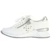 Image de Basket à lacet Rieker Kaukakus - Femme - Blanc - Synthétique - Confort exceptionnel