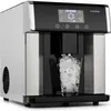 Image de Klarstein Eiszeit Machine à glaçons 15kg - 24h - 3 tailles de cubes - réservoir 3L - écran tactile & affichage LED - inox argent