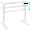 Image de oneConcept Multidesk Comfort Bureau électrique à hauteur & largeur réglable - Blanc