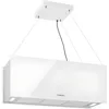 Image de Klarstein Kronleuchter XL Hotte îlot aspirante 90cm - Recyclage de lair 590m³-h - Panneau de commande tactile - Classe A- Blanc