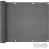 Image de Brise-vue - TECTAKE - Panneau pour balcon LORENA résistant aux intempéries 600 x 75 cm - Gris