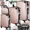 Image de Valise - TECTAKE - Set de valises rigides CLÉO en plastique abs 48 x 305 x 75 cm - Or rose