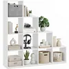 Image de Bibliothèque - TECTAKE - Étagère TALISA avec 10 compartiments au design cubique 130 x 29 cm x 130 cm